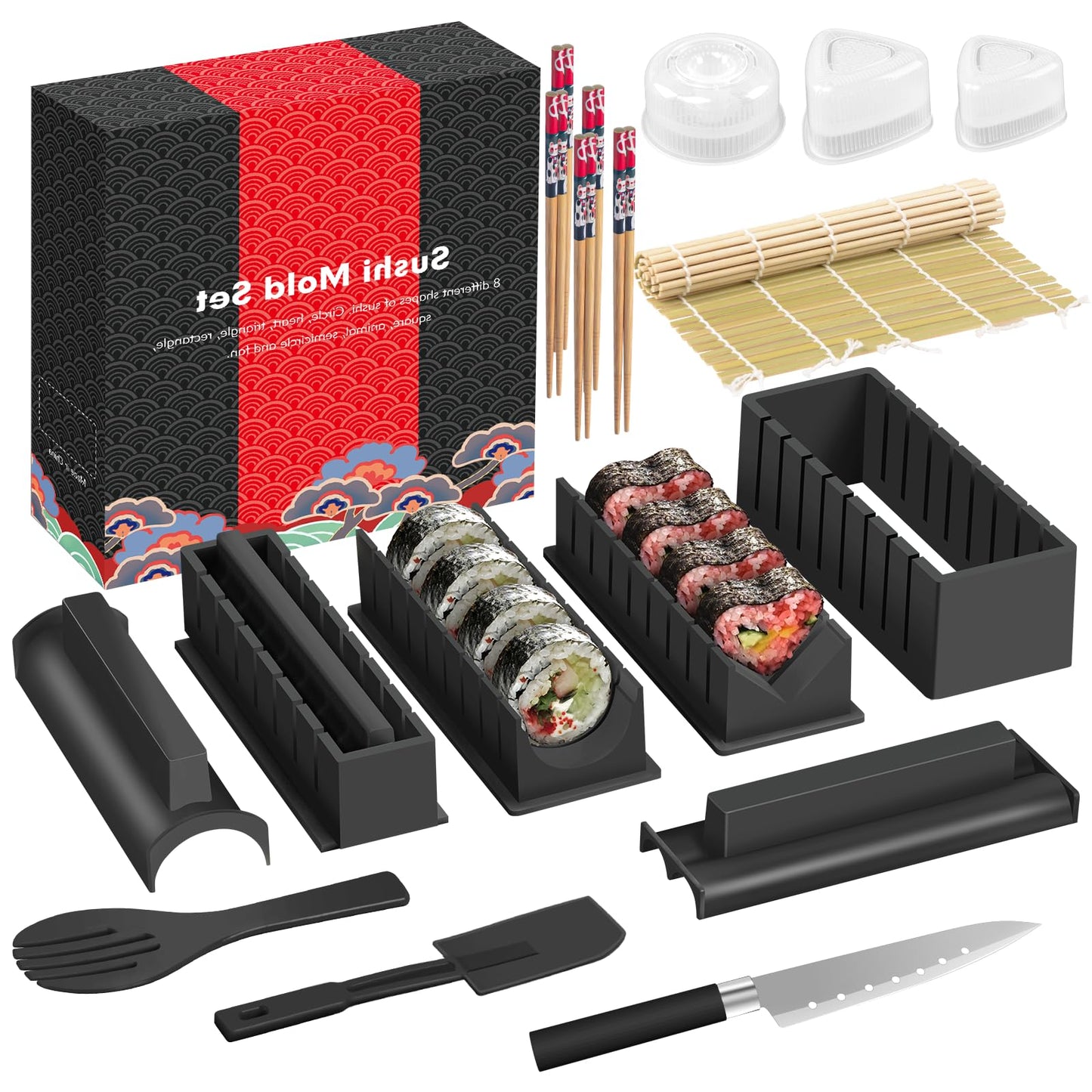 🍣 MySushiKit™ Deluxe Sushi Roller Kit